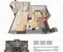 Apartament 2 camere, etaj 2, bloc R39, Ared City Arad