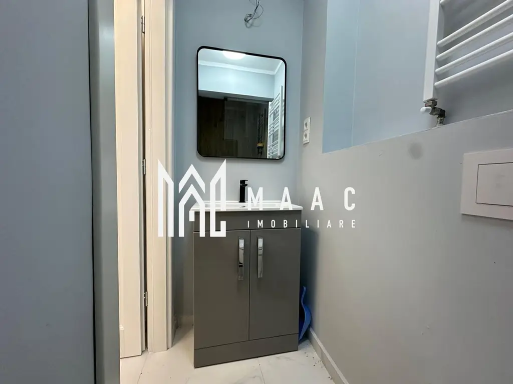Garsonieră de închiriat Sibiu | Lazaret | 23 mp, mobilată, parter