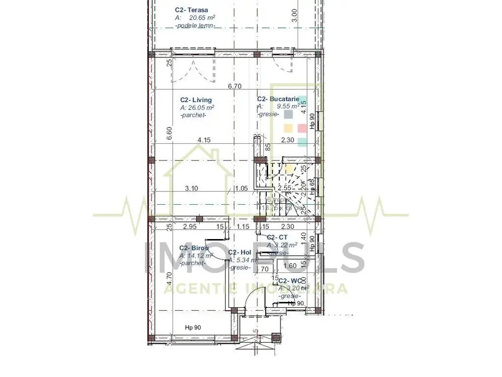 Duplex la cheie. 3 bai. 5 camere. La 4 minute de Timisoara.