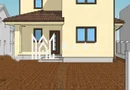Casă Individuală | 5 camere | 132 MPU | Alb/Roșu | Șura Mică