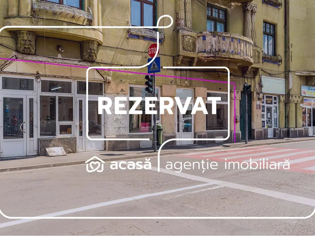 REZERVAT! Spatiu comercial ,cu vitrina de in zona Boul Rosu.
