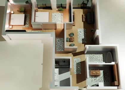 Tomis Nord/Carrefour -Vanzare apartament 3 camere, bloc nou.
