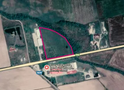 Teren intravilan, Săcădat, 27 921 mp. 9,5 Euro/mp. Comision 0.