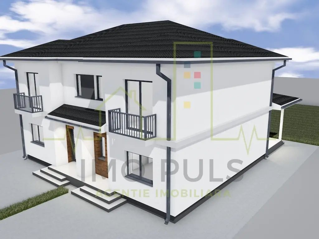Duplex Nou in Mosnita Veche. Teren generos. Toate utilitatiile