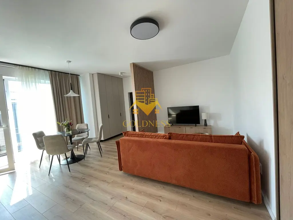 Studio modern, prima închiriere, parcare, terasă, Urușagului, Florești