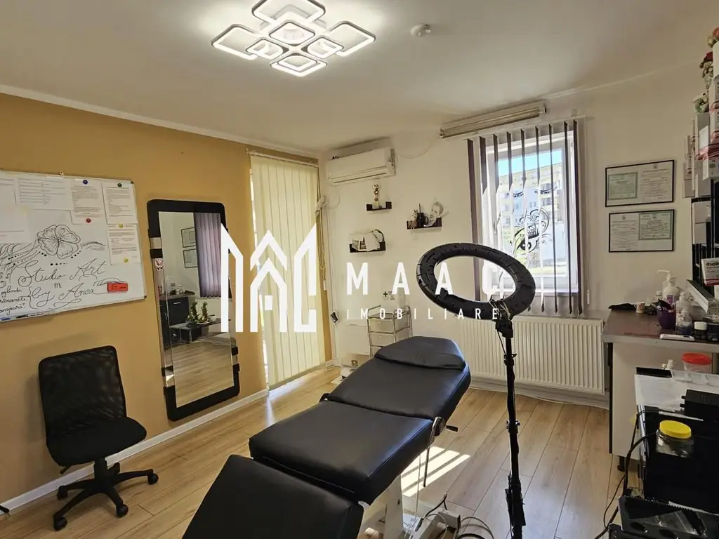 Spațiu comercial 2 camere compartimentat | Ștefan cel Mare, Sibiu | parter, 3 parcări