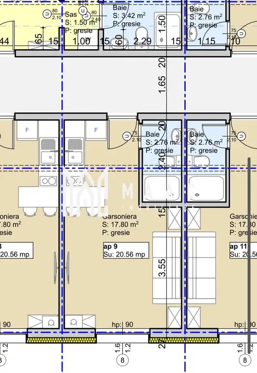Apartament 1 Camera I Loc Parcare I Parter I Lazaret