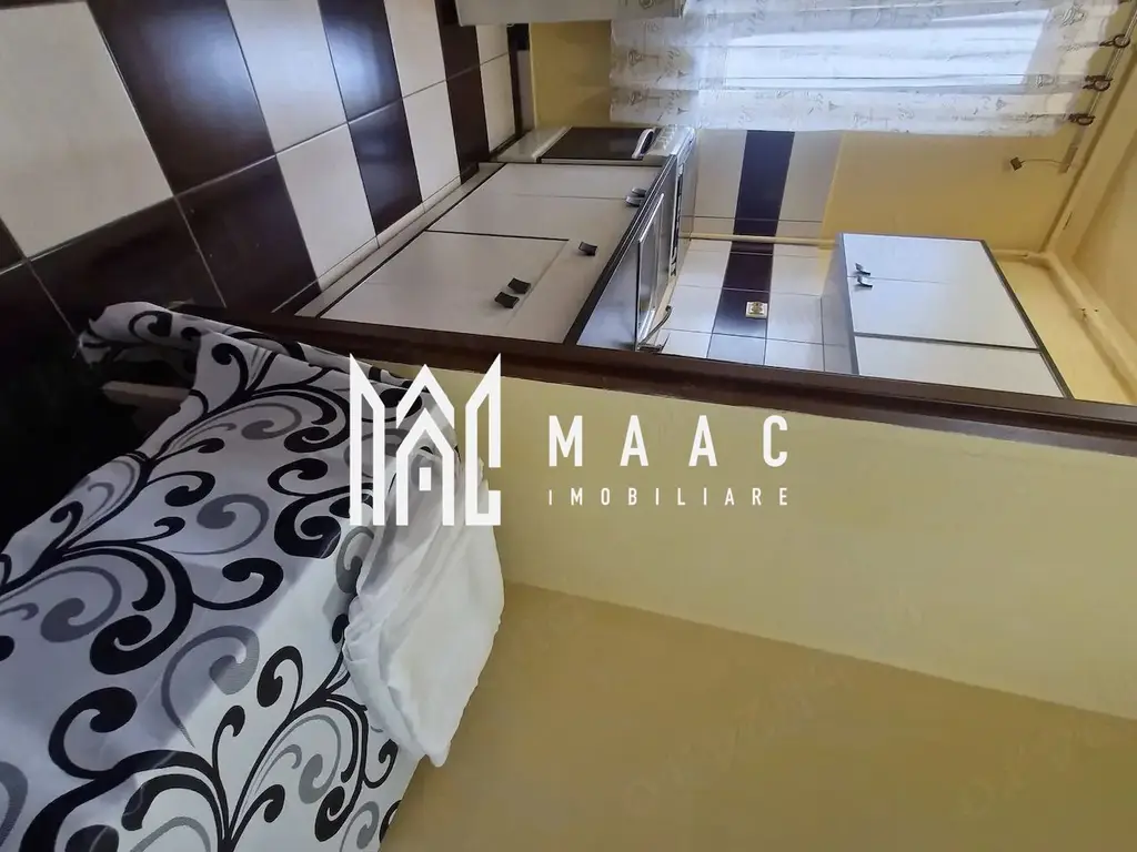 Garsonieră luminoasă cu geam la baie | complet utilată | Turnișor