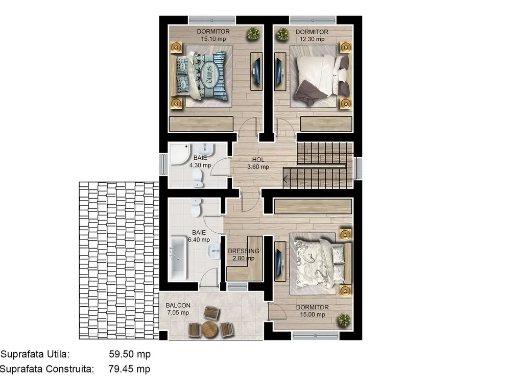 Casa individuala 4 camere 3 bai garaj Cartier Izvor Tarlungeni Brasov