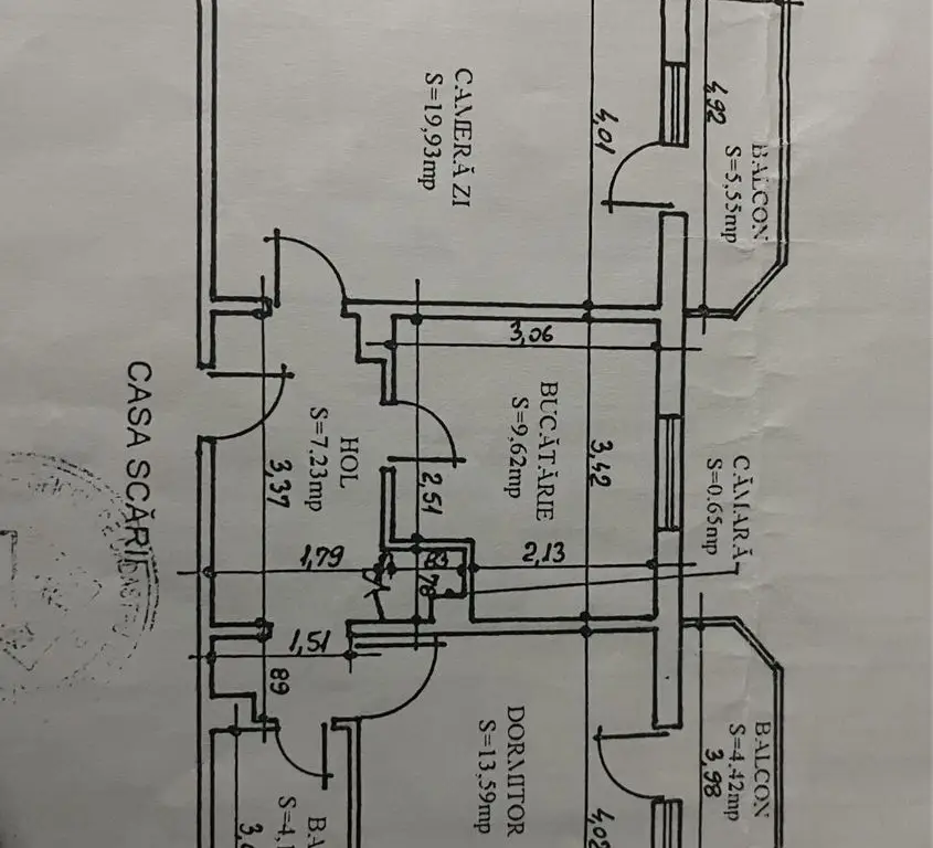 Apartament 3 camere Cora Bratianu