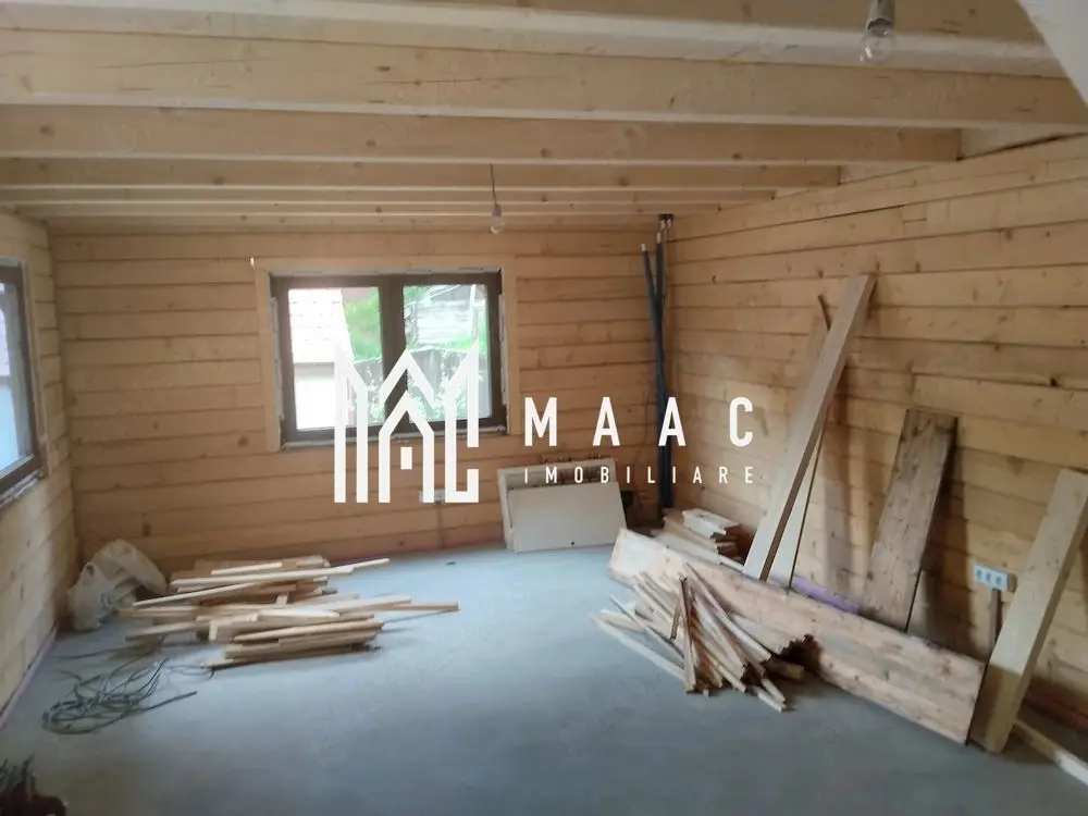 Casă nouă din lemn | Curte generoasă | Rășinari