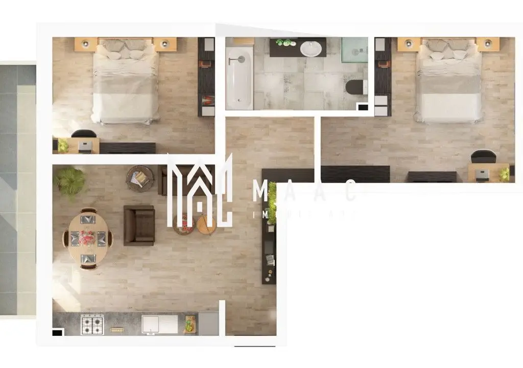 Apartament 3 camere 2 bai I 61.2 MPU I Doamna Stanca -Selimbar