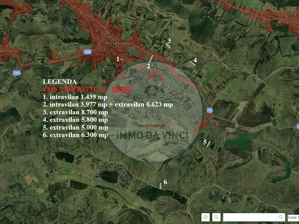 Pachet investitie terenuri Borșa Cluj 37.839 mp | 12.039 mp intravilan