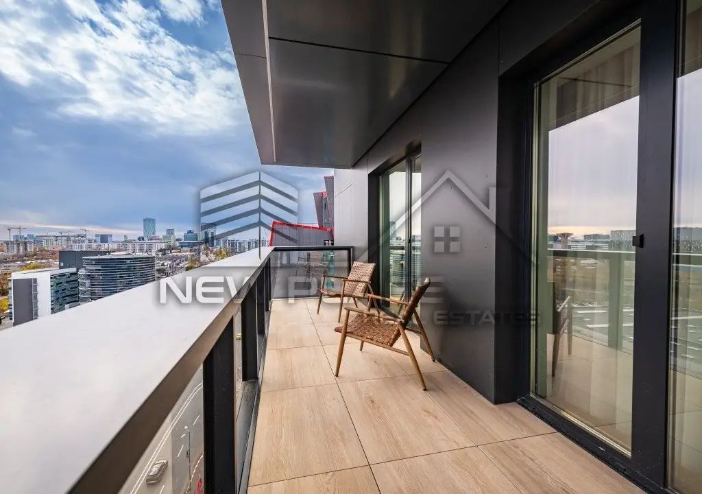CORTINA NORTH | Apartament exclusivist | 1,300 + TVA | Terasa de 11 mp