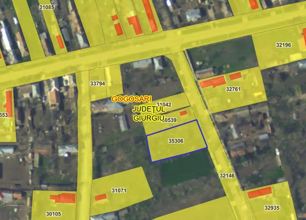 Teren intravilan 1.200 mp – Gogoșari, Giurgiu