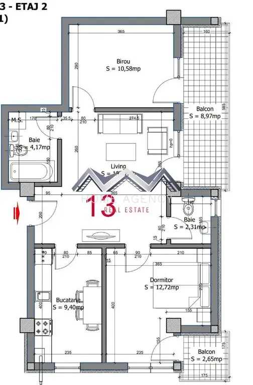 Apartament 3 camere / Otopeni / COMISION 0