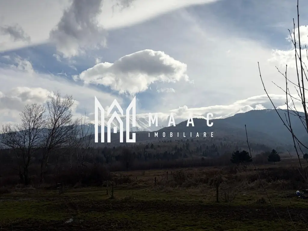 Teren intravilan 900 mp | Periferie, Avrig | la stradă, priveliște Făgăraș