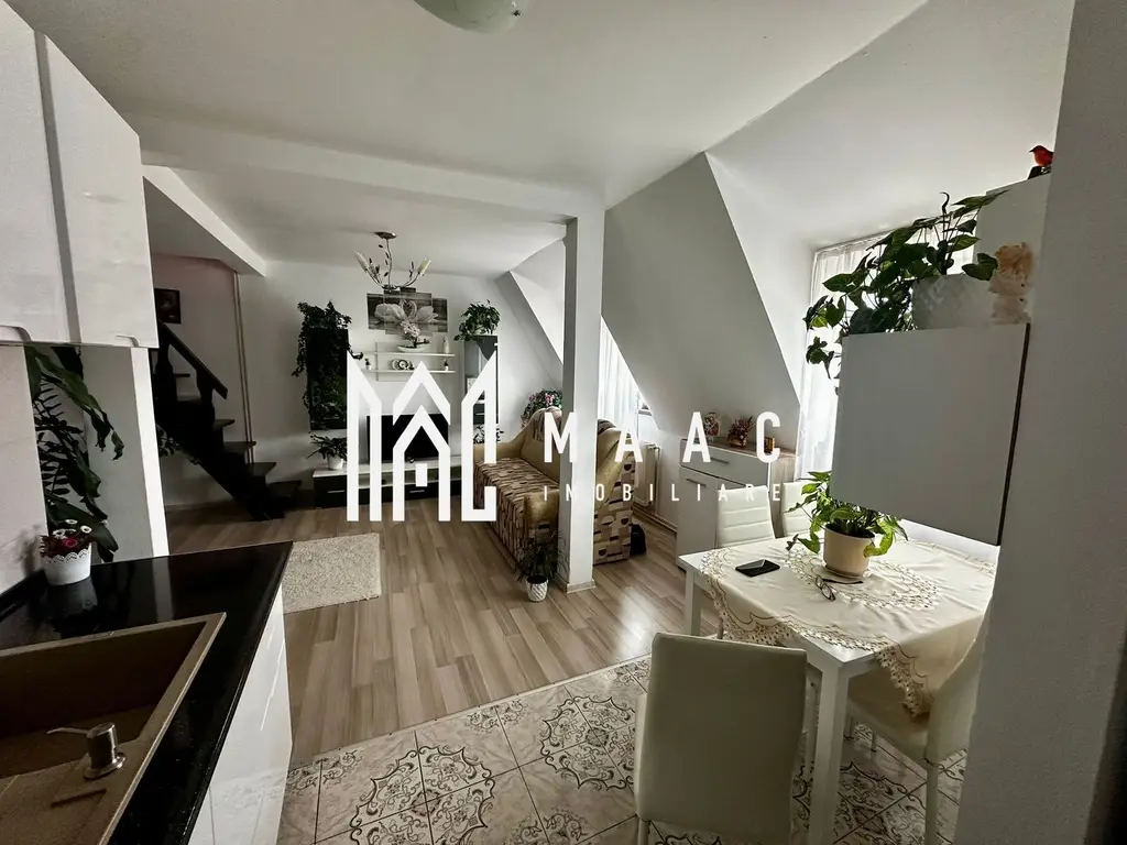 Apartament 3 camere de vânzare | Vasile Aaron, Sibiu | 61 mp, INTABULATĂ