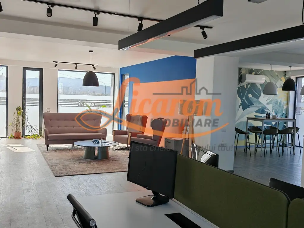 190 mp,Spatiu de Birouri/ Call Center/IT, Fitness,2280 euro/luna