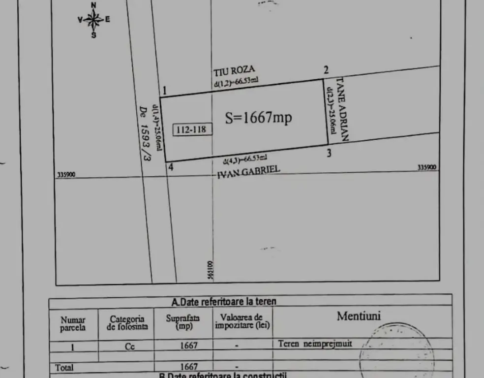 Vand teren in Theodor Pallady  Sectorul 3 Bucuresti,