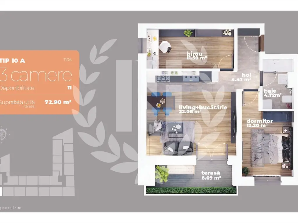 Apartament 3 camere | Metrou | Prețuri Promo