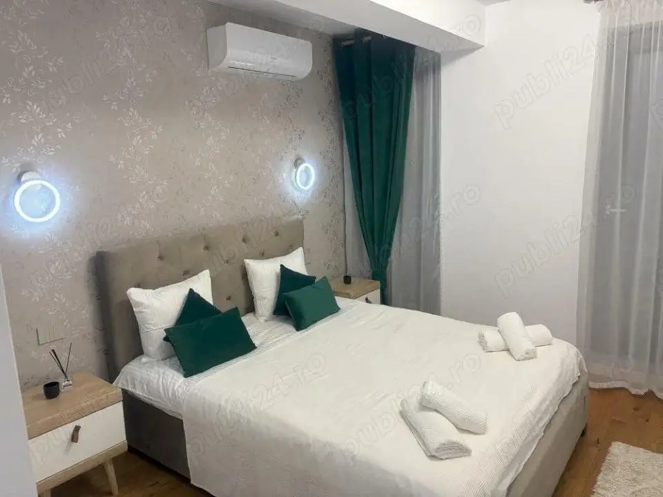 BRASADAS închiriază ap 2 cam. terasa, bloc NOU lux, UNIRII.