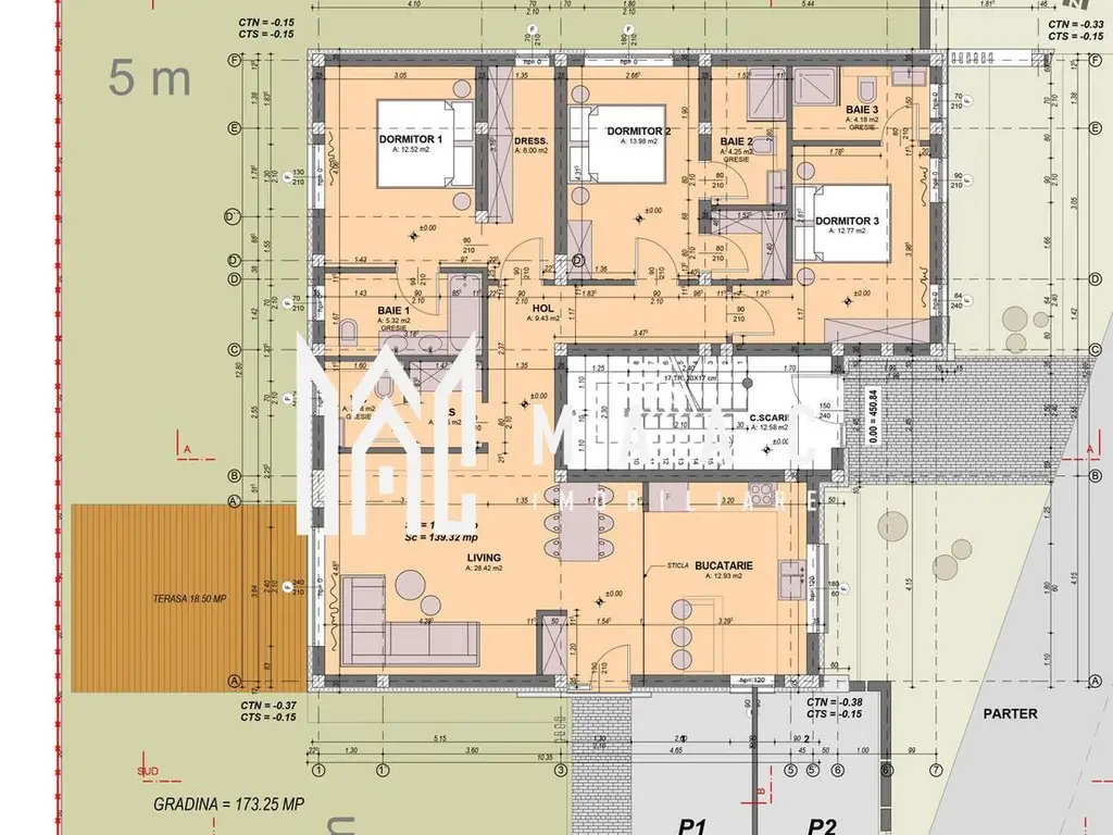 Apartament 4 camere I Curte 200 mp I 4 băi I Predare la cheie I Comision ZERO