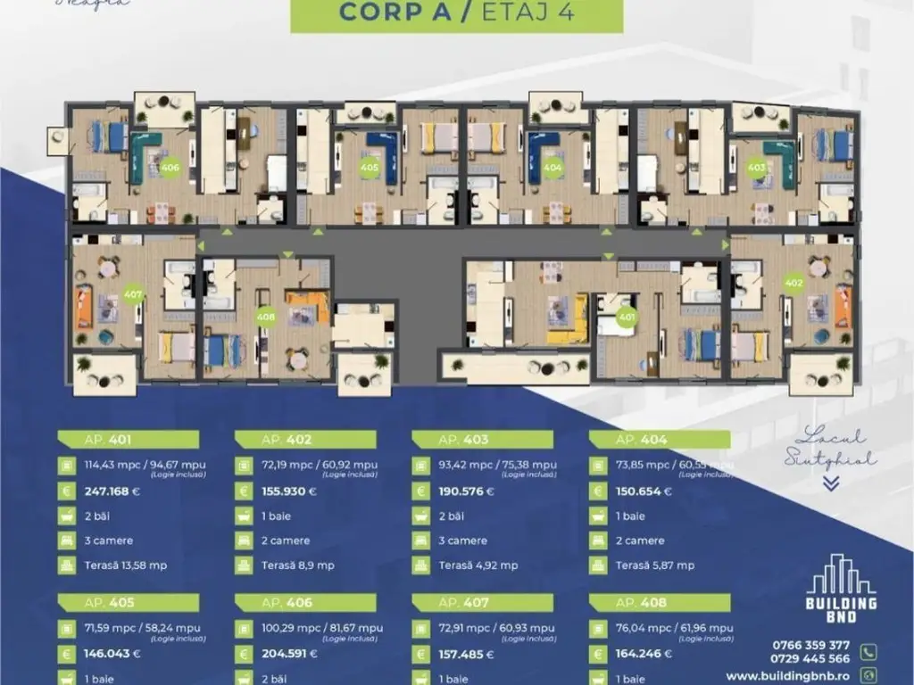 Finalizat-Ap 2 camere Bd Mamaia