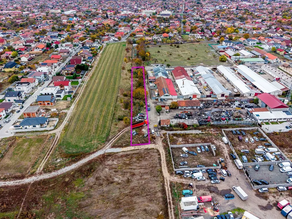Teren de 2500 mp cu posibilitate de parcelare în Bujac Arad