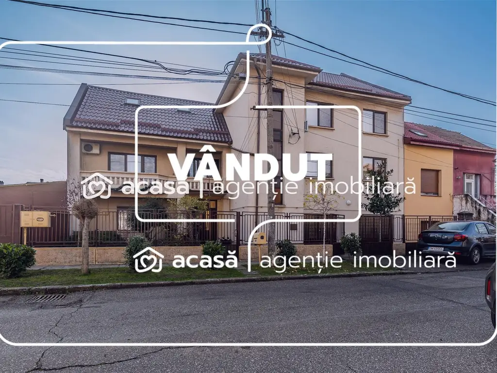 VANDUT! Vilă cu 4 apartamente aproape de centrul Timișoarei