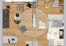 Apartament de vanzare 2 camere 57mp 2550 EUR-MP
