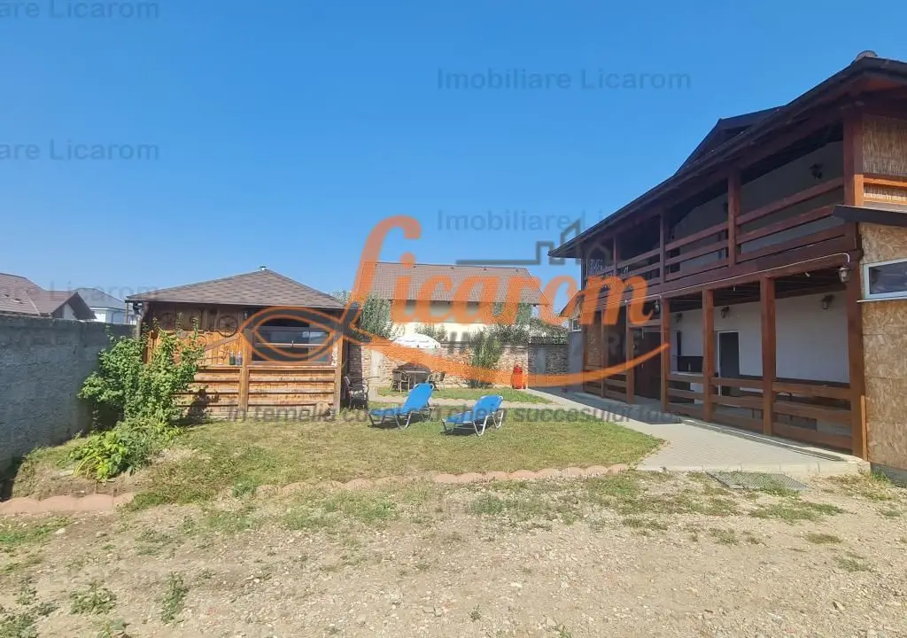 Proprietate in Cristian cu trei constructii+o fundatie,450000euro