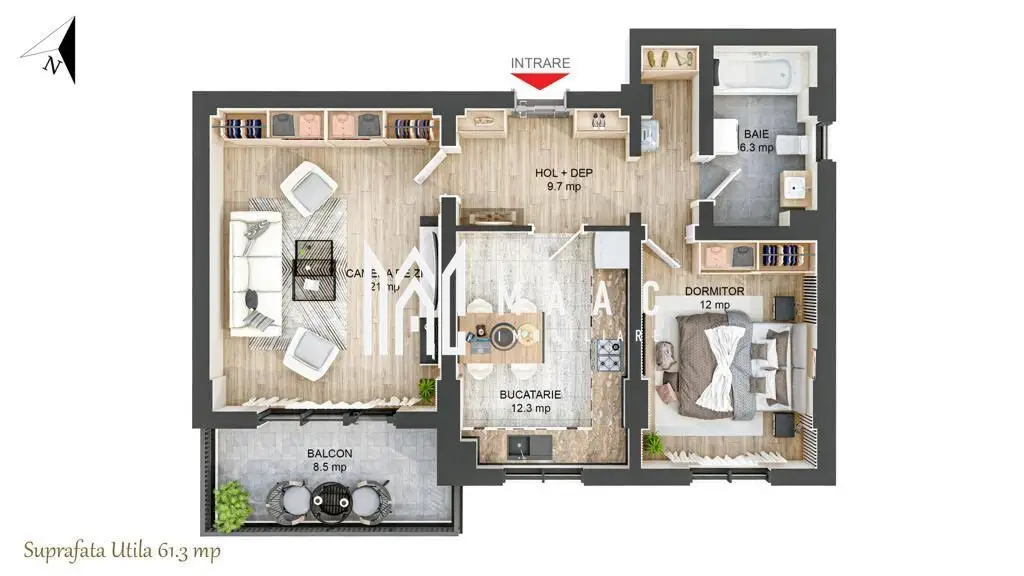 Apartament 2 camere I Nou I Decomandat I Balcon I Hipodrom