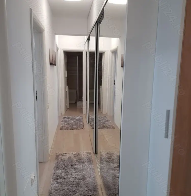 Apartament 3 camere, 80 mp utili, 2 locuri parcare, 2 bai, 2 balcoane