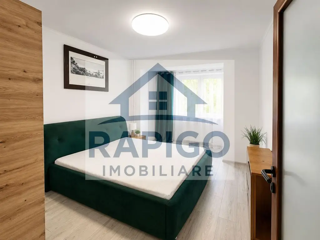 Apartament spațios 3 cam, complet renovat, mobilat – disponibil 01.07.