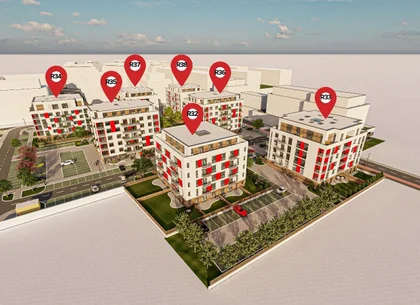 Penthouse 3 camere ARED - 104mp