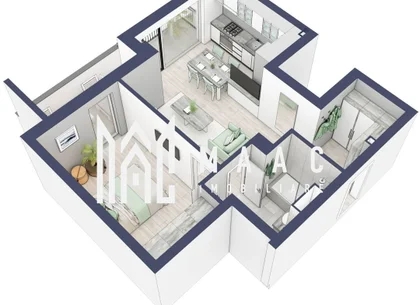 Apartament 2 camere | Terasa 9.5 mp | Turnisor