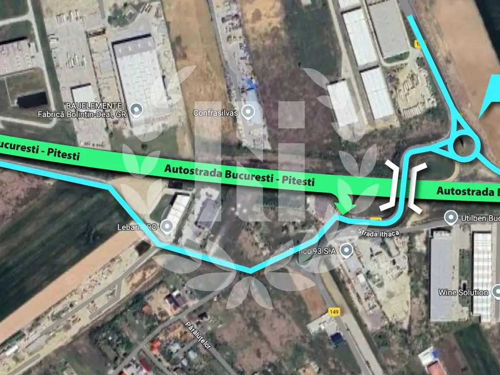 Teren Industrial Hale | A1 Bolintin Deal | București-Pitești Km 25