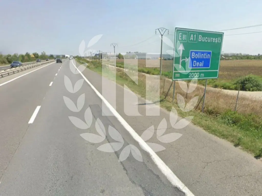 Teren Industrial Hale | A1 Bolintin Deal | București-Pitești Km 25