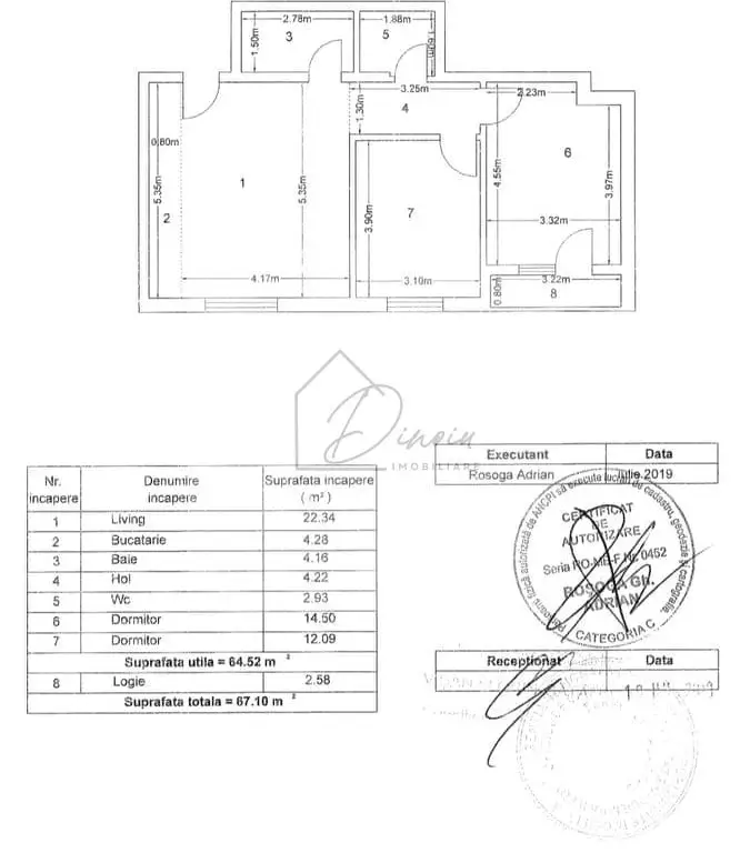 Apartament 3 camere Fundeni Dobroesti - sosea principala I Comision 0%