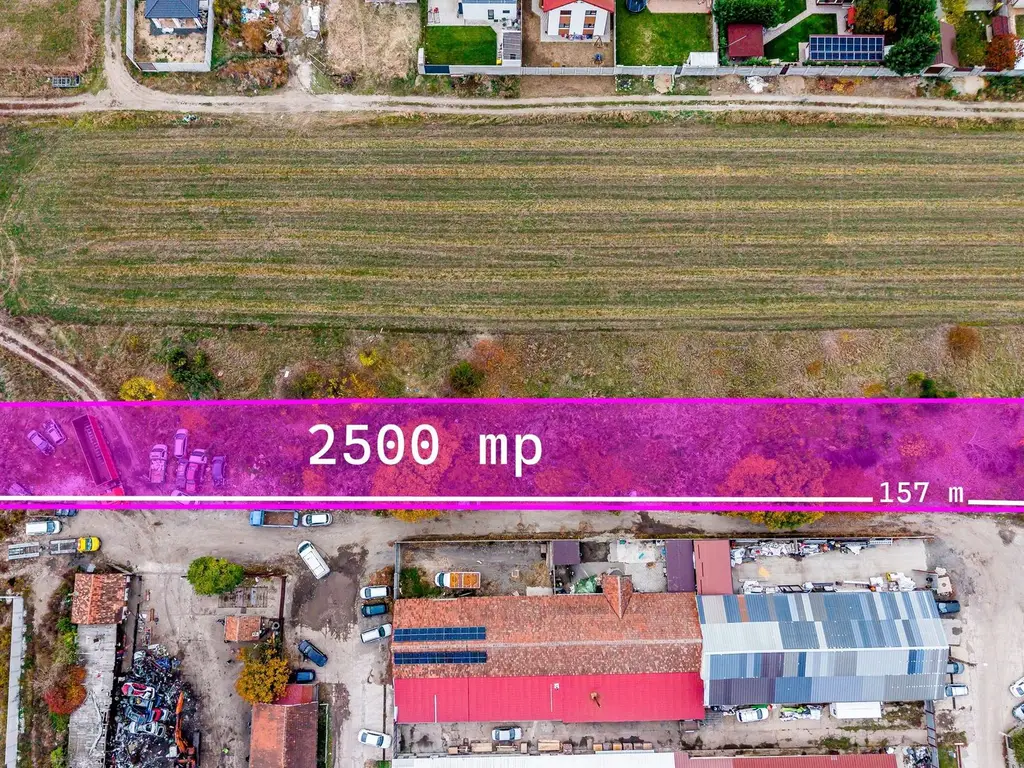 Teren de 2500 mp cu posibilitate de parcelare în Bujac Arad