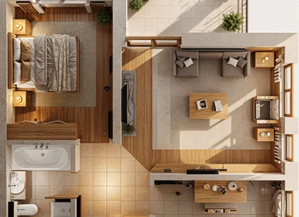 Ap. 2 cam. aprilie 2026 zona Militari Residence
