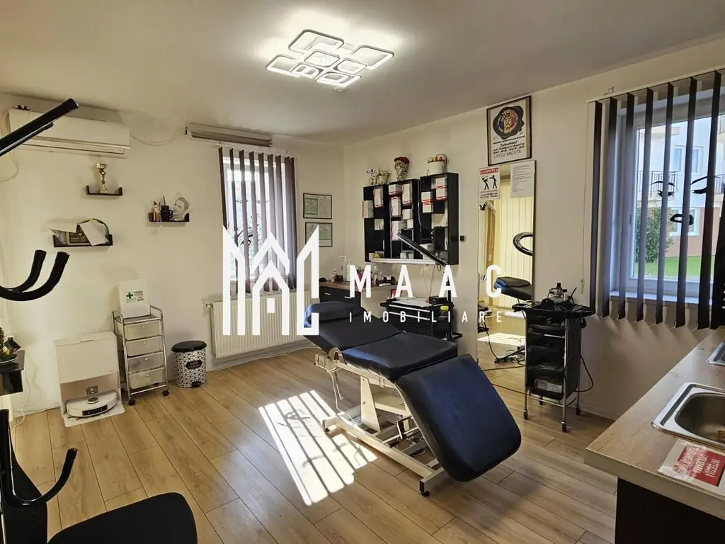 Spațiu comercial 2 camere compartimentat | Ștefan cel Mare, Sibiu | parter, 3 parcări