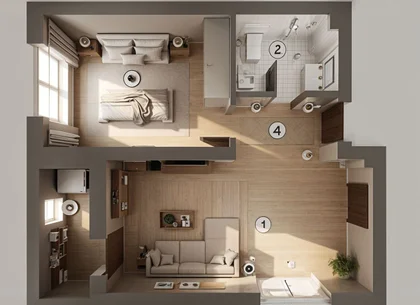Apartament 2 camere bloc finalizat - Militari Residence