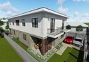 1/2 Duplex Spatios, GIROC. Decorativa la exterior - la gri la interior