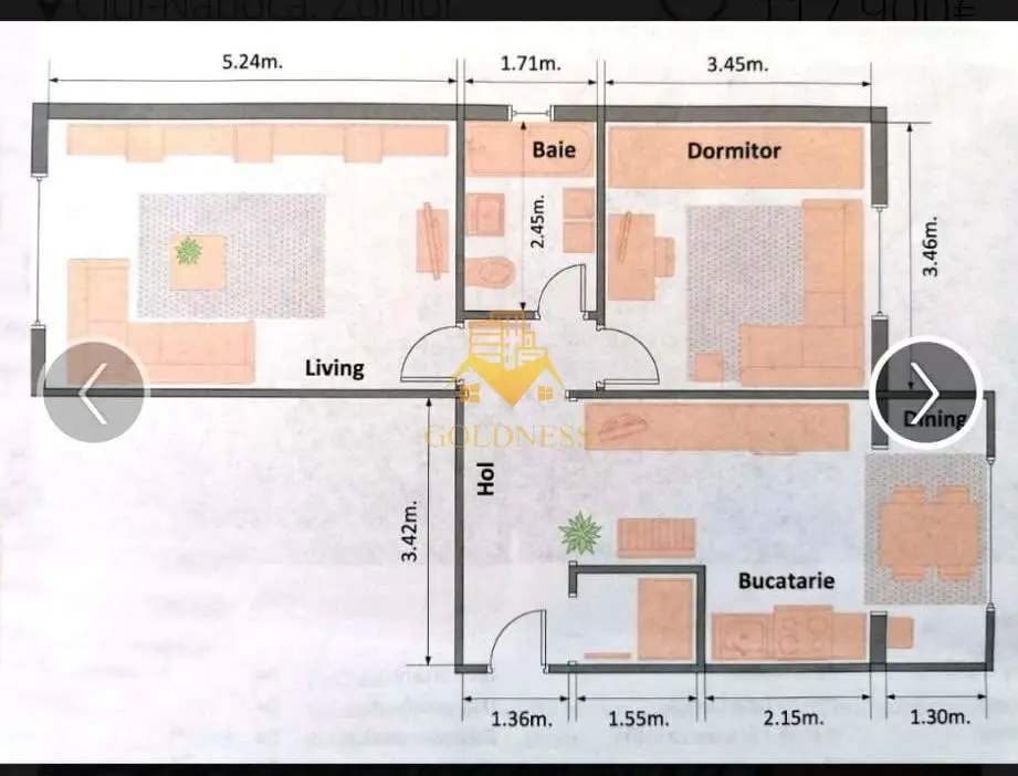 Apartament 2 camere decomandate Zorilor Zona Sigma. Apartament renovat
