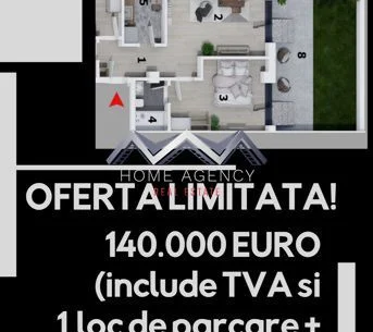 Apartamente 3 camere Otopeni - TVA și parcare incluse!