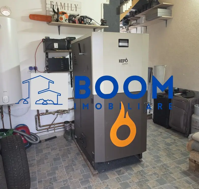 Vila moderna Fedelesoiu | Canalizare | Centrala peleti | Gaz limita proprietate