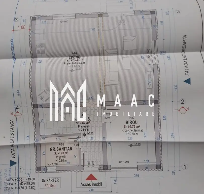 Casă Individuala | 4 camere | 123MPU | Șura Mică