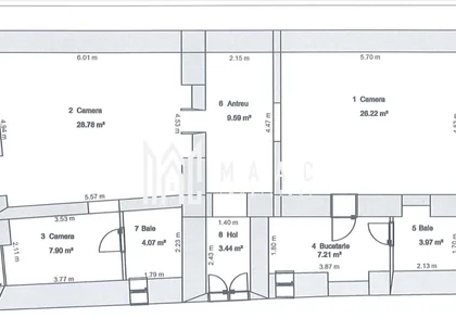 Apartament 91 mpu decomandate zona ultracentrala